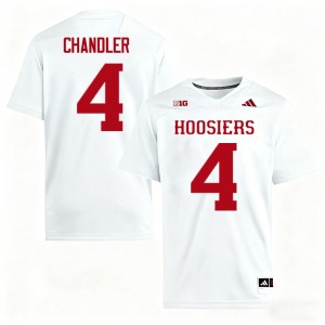 #4 Davion Chandler Indiana Hoosiers White Men Jerseys Alumni College Football 211104-901