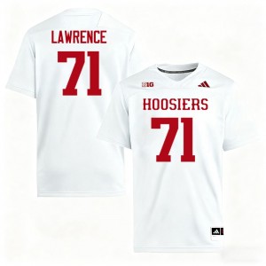 #71 Evan Lawrence Indiana University White Mens Jerseys Player College Football 977966-564