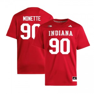 #90 J'mari Monette Indiana University Crimson Men Jersey High School College Football 831895-673