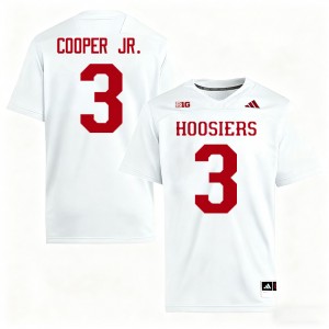 #3 Omar Cooper Jr. Indiana University White Mens Jerseys Player College Football 883263-577