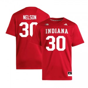 #30 PJ Nelson IU Crimson Men's Jerseys Stitched College Football 485979-646