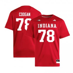 #78 Pat Coogan University of Indiana Crimson Mens Jersey Embroidery College Football 801351-903