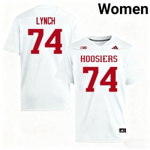 #74 Bray Lynch Indiana White Women Jerseys Game College Football 450158-548