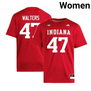 #47 Finn Walters The Hoosier State Crimson Womens Jersey 2025 College Football 931530-435