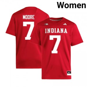 #7 Louis Moore The Hoosier State Crimson Women's Jersey 2025 College Football 574195-484