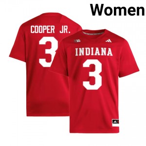 #3 Omar Cooper Jr. University of Indiana Crimson Women Jersey Official College Football 151686-871