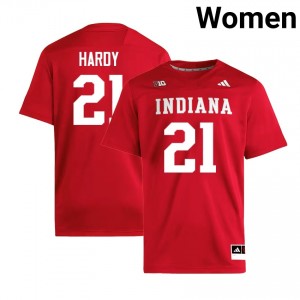 #21 Rolijah Hardy Indiana University Crimson Women Jerseys Player College Football 343197-193