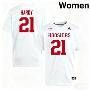 #21 Rolijah Hardy Indiana University White Women's Jersey Limited College Football 774466-475