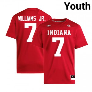#7 E.J. Williams Jr. Indiana University Crimson Youth Jersey Limited College Football 387565-629
