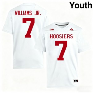 #7 E.J. Williams Jr. Indiana Hoosiers White Youth Jerseys Alumni College Football 706831-984