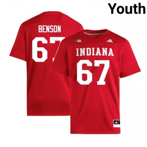 #67 Kahlil Benson IU Crimson Youth Jersey 2025-26 College Football 502330-550