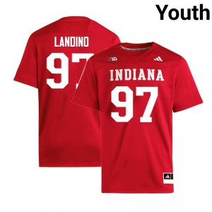 #97 Mario Landino Indiana Crimson Youth Jerseys 2025 College Football 370835-990