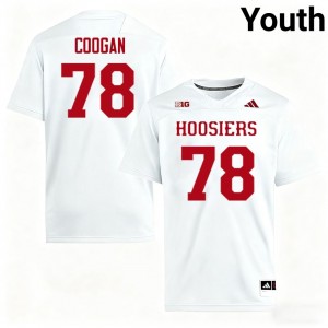 #78 Pat Coogan Indiana White Youth Jerseys Player College Football 925344-238